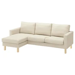 SALTSJÖBADEN Sofa trosed s lenjivcem, Vittangi svelobež/bela