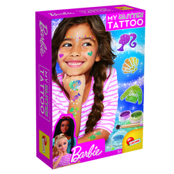 Barbie Kreativni Set Glitter Tattoo Lisciani 100958