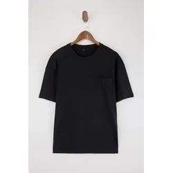 Trendyol Muška majica Tmnss26Ts00016, Crna