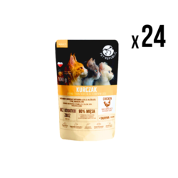 Pet Republic Vlažna hrana za mačke, Piletina, 100g, 24 komada