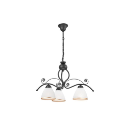 Luster na lancu RETRO II 3xE27/60W/230V antracit