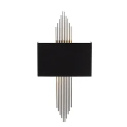 Opviq 614 A Zidna lampa, Srebrno-Crna