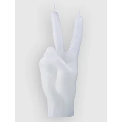 CandleHand Peace Small Candle white