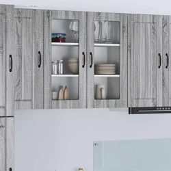 vidaXL Kuhinjski element Siva Sonoma 80 x 31 x 80 cm Konstruiran les