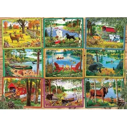Cobble Hill Puzzle Pogledi z jezera 1000 kosov
