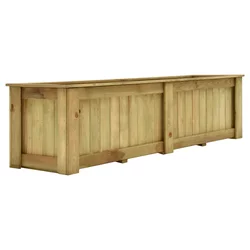 Den Dvignjeno cvetlično korito 196x50x50 cm impregnirana bor