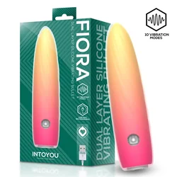 InToYou Fiora Dual Layer Silicone Vibrating Bullet Pink