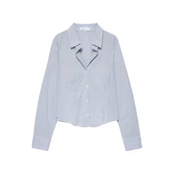 Pull&Bear Bluza svetlo modra / temno modra