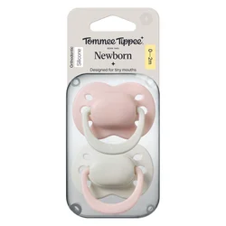 Tommee Tippee tolažilna duda - silikon , 0-2m, Ž, 2/1