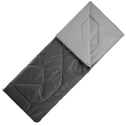 Crna vreća za spavanje ARPENAZ (15 °C) za kampovanje