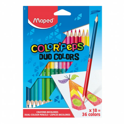 DRVENE BOJICE MAPED COLOR`PEPS DUO 18/36