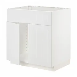 METOD Pod.elem.sudop. i 2vrata/front, bela/Stensund bela, 80x60 cm