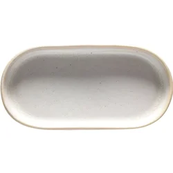 Costa Nova Notos Servirni krožnik 18,6 cm, peščene barve, ovalen (2 kos)
