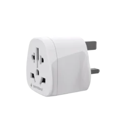Gembird univerzalni AC adapter za napa?anje, svetski na UK adapter za napa?anje A-AC-UKMINTF, 10 A, beli