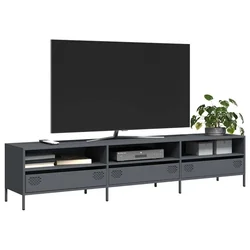 TV ormarić antracit 202x39x43,5 cm hladno valjani čelik