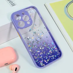 Torbica Frame Glitter za iPhone 14 Pro Max 6.7 ljubicasta