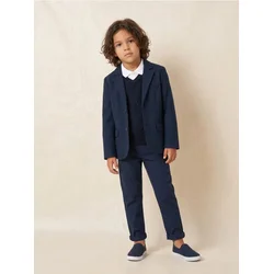Sinsay - Elegantan pamučni pleteni prsluk - mornarsko
