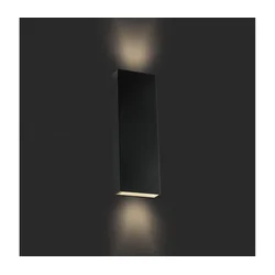 LED zidno svetlo za spoljašnju upotrebu LED/8W/230V 4000K IP65 crno