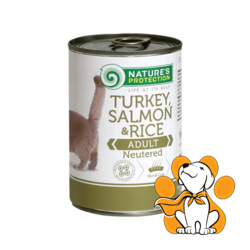 Natures Protection Neutered Turkey,Salmon&Rice 400g, Hrana Za Sterilisane Mačke