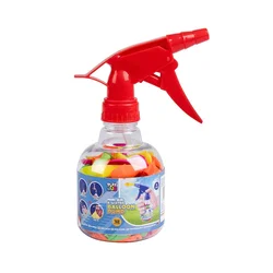 Mini pumpa za vodene balone – set s 150 balona za ljetnu zabavu Crvena