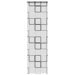 Rolo zavjesa za tuš s kazetom 80x240 cm širina tkanine 76 cm
