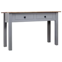 Konzolni stol od borovine sivi 110x40x72 cm asortiman Panama