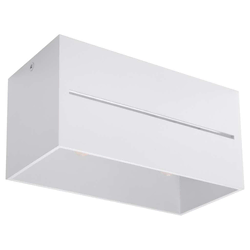 Sollux SL.0383 - Plafonsko svetlo LOBO 2xG9/40W/230V belo