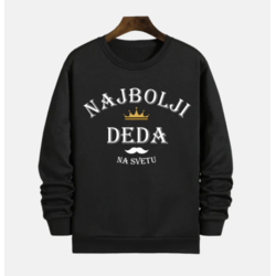 MAFIMI Muški duks Najbolji deda, Crni