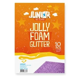 Junior jolly glitter foam eva pena sa šljokicama a4 10k - odaberite nijansu ljubičasta ( 134157 )