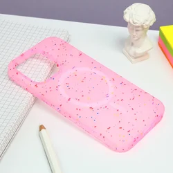 TERACELL Maska za telefon Colorful Magsafe za iPhone 13 Pro 6.1, Roze