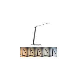 Brilagi - LED Prigušiva stolna lampa s USB priključkom LED/12W/230V crna
