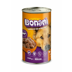 Bonami konzerva za pse, govedina, 12 x 1240 g