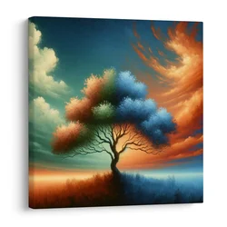 Slika drevo življenja med elementi - 30x30