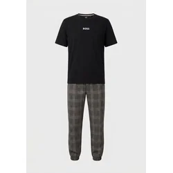 BOSS Pižama Easy Long 50535875 Bež Relaxed Fit