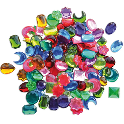 PlayBox: Plastični dekorativni kristali, paket 250 kosov, 15-20 mm.
