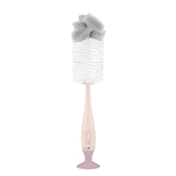 KikkaBoo Četka za flašice i cucle 2in1 Pink (KKB20079)