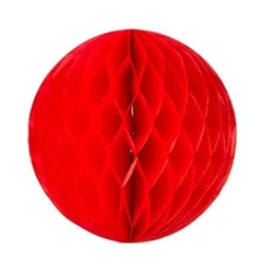Lampion dekor rdeč 40 cm