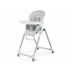 PEG PEREGO stolček za hranjenje Prima Pappa Follow me Linear Grey