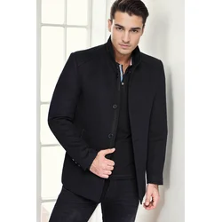 PLT8327 DEWBERRY MENS COAT-NAVY-1