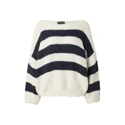 Herrlicher Pulover Leena marine/off-bela
