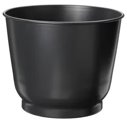 BROKTRAST Saksija, unutra/spolja/tamnosiva, 24 cm