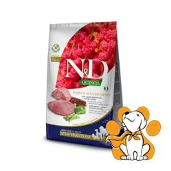 N&D Hrana za odrasle pse srednjih i velikih rasa, Jagnjetina, kinoa, brokoli i špargla, 2,5kg