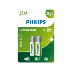 Philips R6B2A260/10 - 2 kom Punjive baterije AA MULTILIFE NiMH, 1,2 V, 2600 mAh