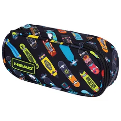 Pernica prazna ovalna 1zip 1 preklop AC6 Skateboards 24.Head 503024078 crno-žuta