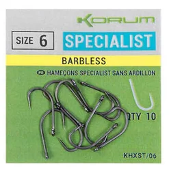 Korum Xpert Specialist Hook Barbless / size 6