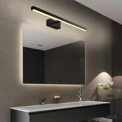 Opviq Zidna lampa 3000K, 12W LED, Crna