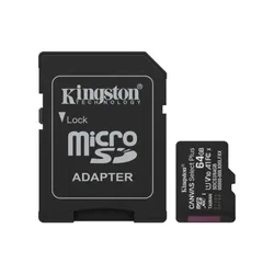 Kingston + SD adapter SDCS3/64GB class 10 Micro SD Card 64GB