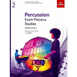 PERCUSSION EXAM PIECES & STUDIES GRADE 2 FROM 2020