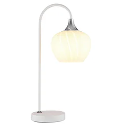 Globo 15548TW - Stona lampa MAXY 1xE27/40W/230V bela