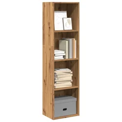 Regal za knjige boja artisian hrast 40x30x152 cm drveni